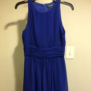 Ralph-Lauren Royal Blue Evening Dress